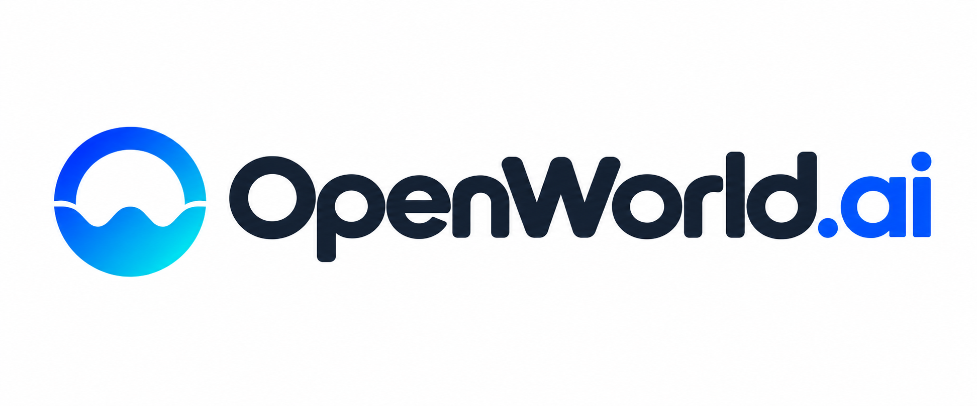 我的个人首选：R05 蓝青圆标与圆润 OpenWorld.ai 字标